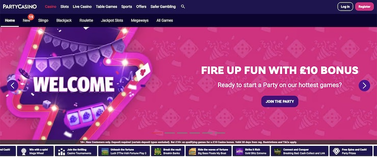 Party Casino is among the best UK online casinos not on GamStop in 2026.